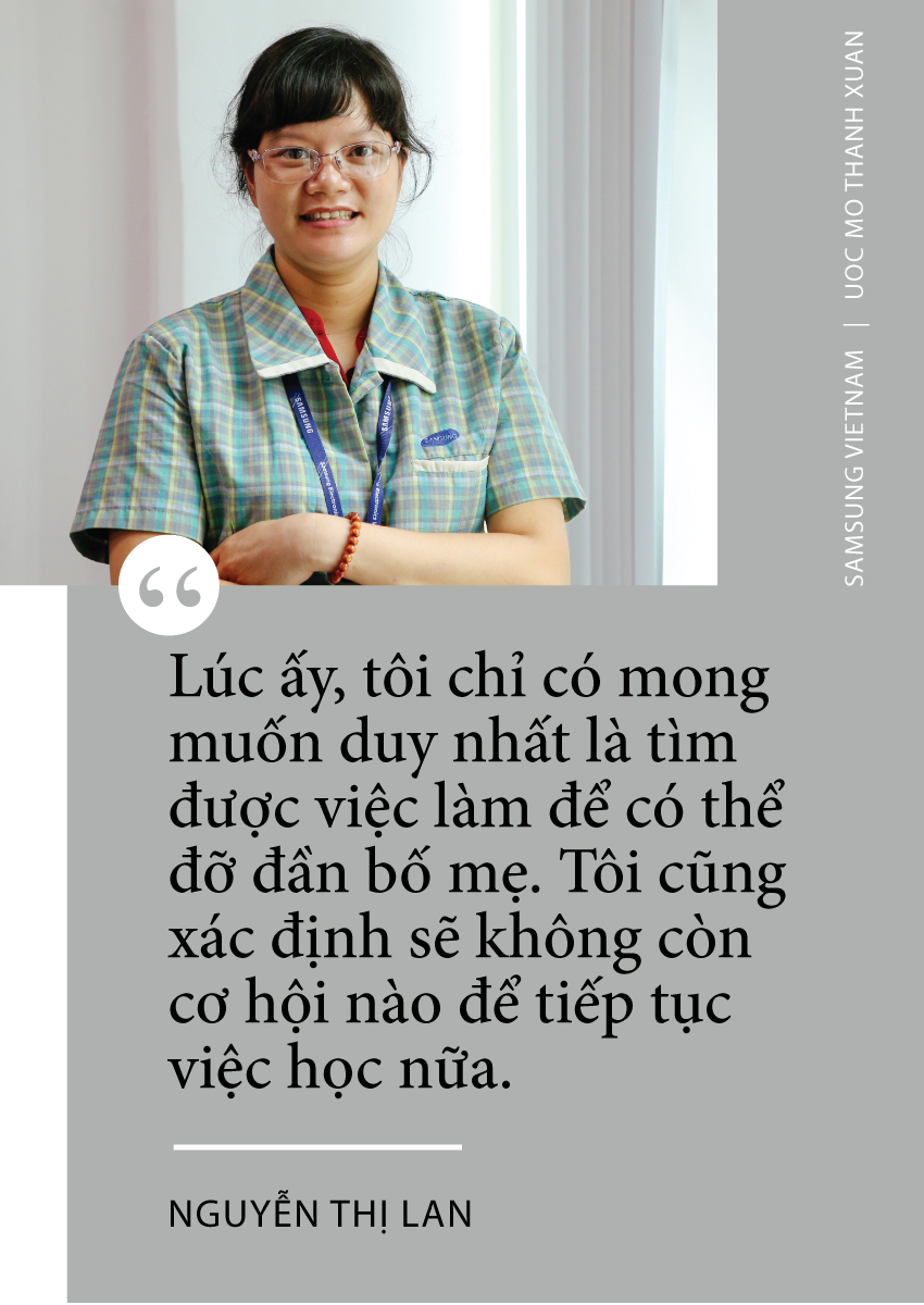 Chị Lan chia sẻ