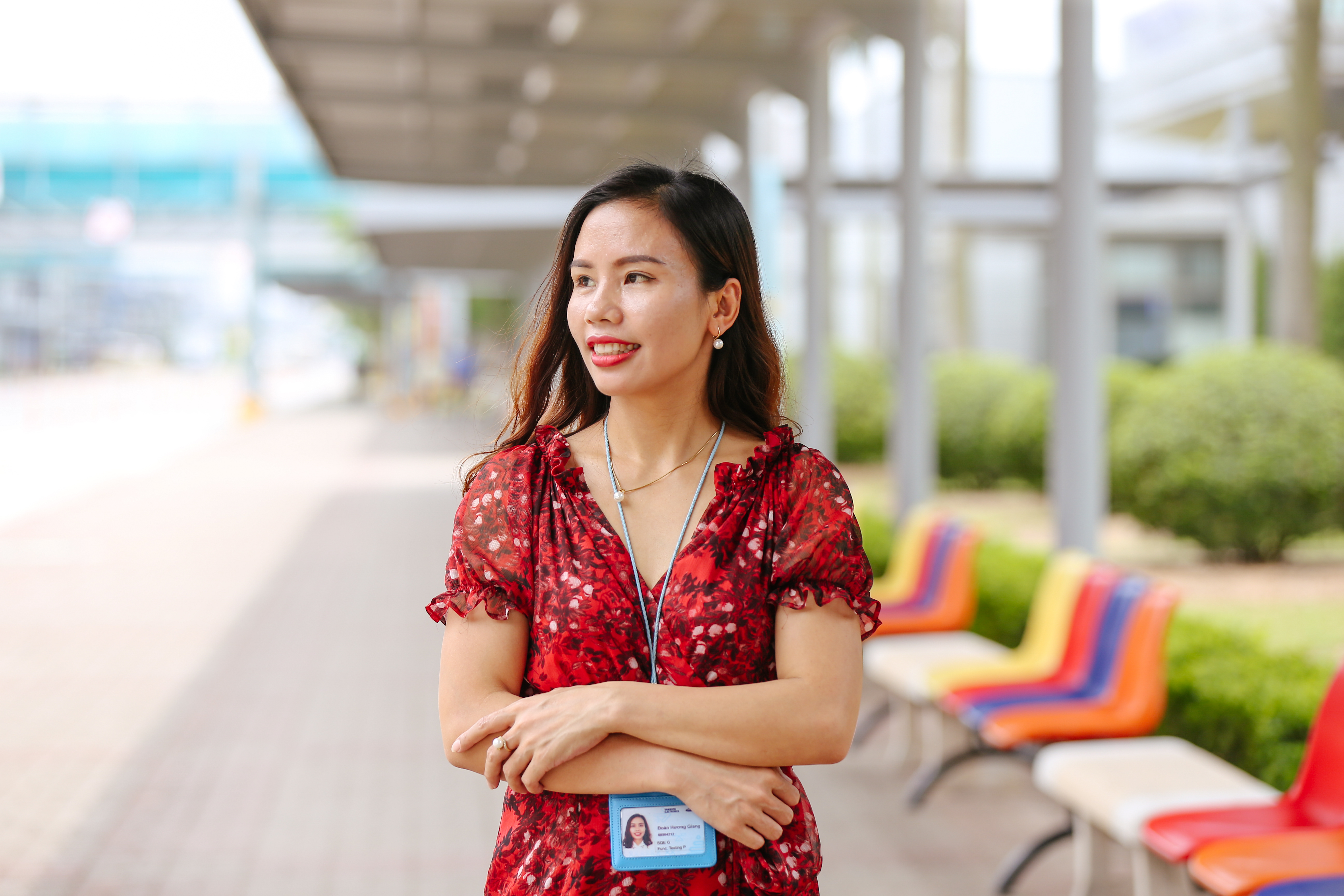 Đoàn Hương Giang. (Ảnh Minh Sơn)