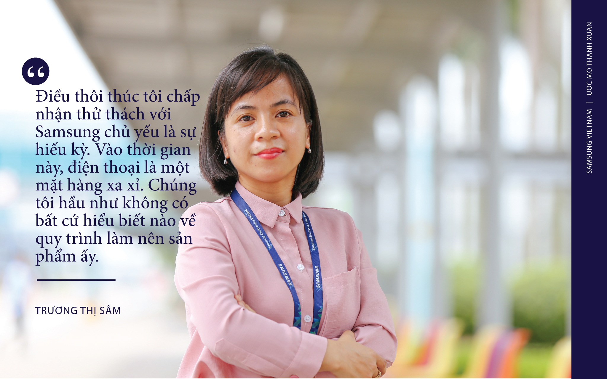 Trương Thị Sâm. (Ảnh Minh Sơn)